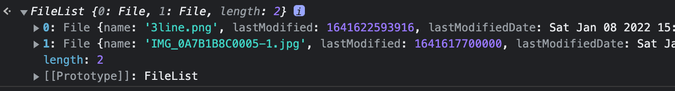 show input tag file name