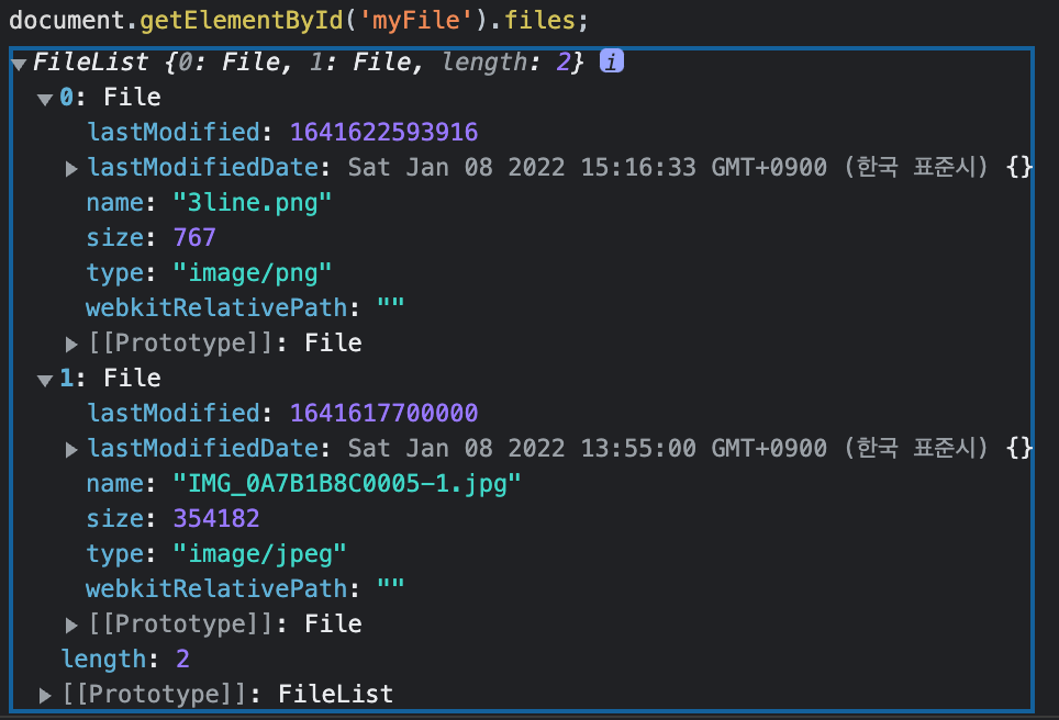 show input tag file name