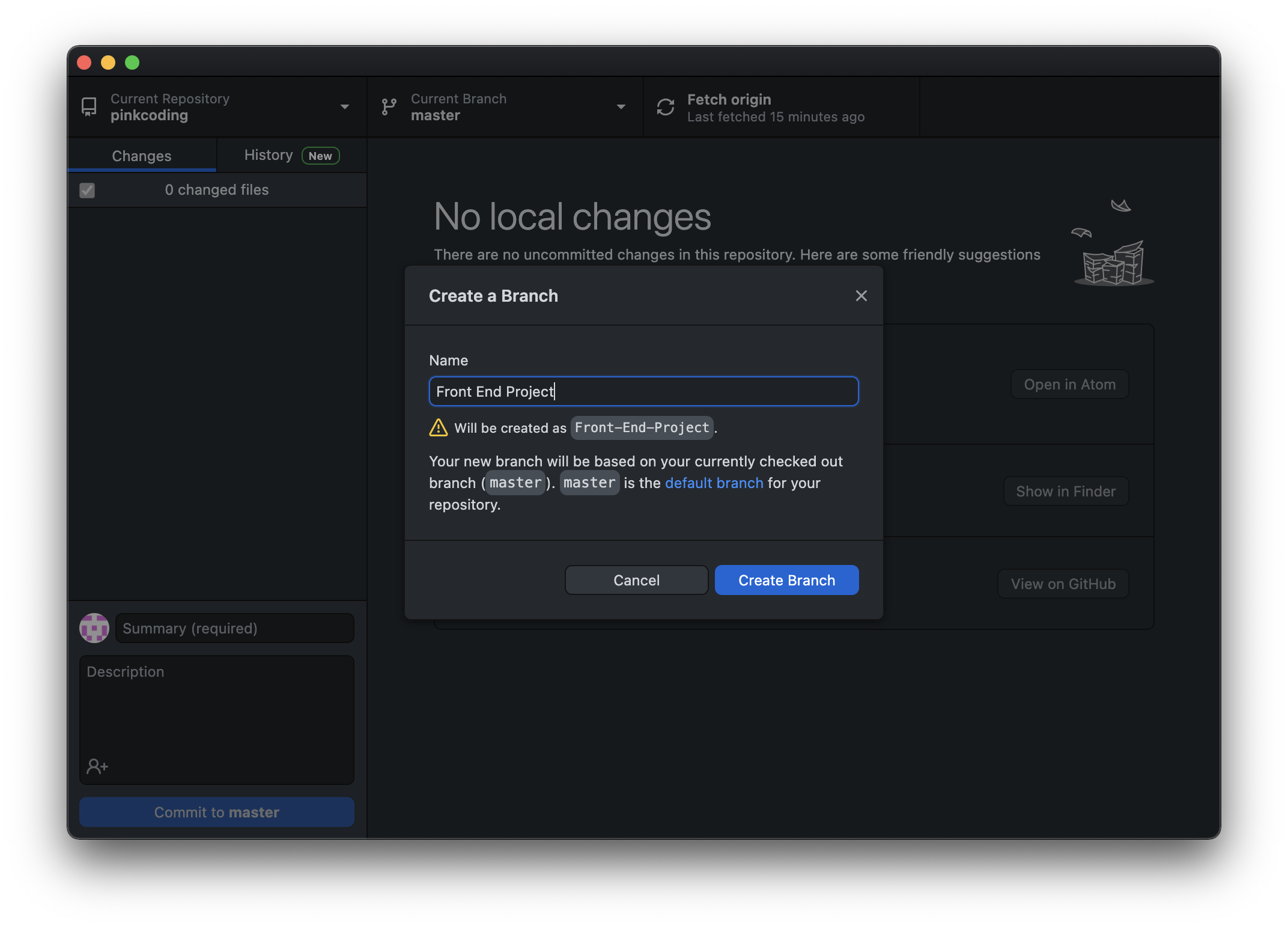 GitHub-Desktop-Branch