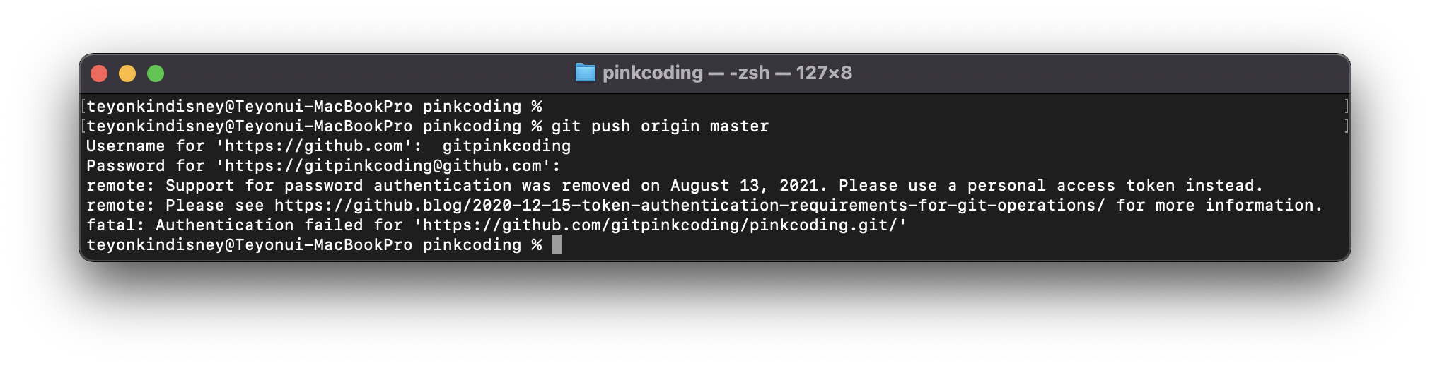 git generate token